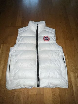 Chaleco Canada Goose Talla S Blanco