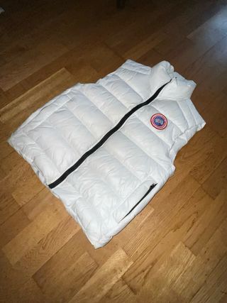 Chaleco Canada Goose Talla S Blanco