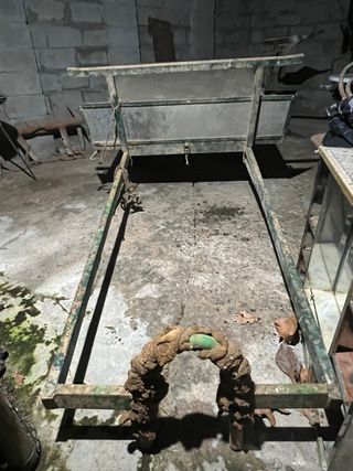 Carro de burro metálico