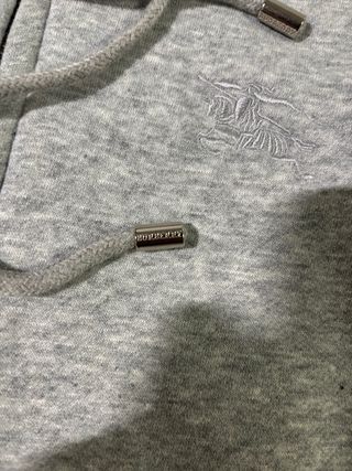 Sudadera Burberry Gris con Capucha