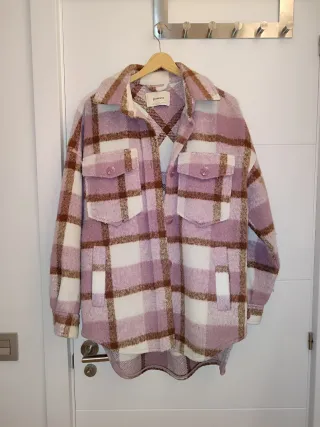 Sobrecamisa cuadros Stradivarius Talla M