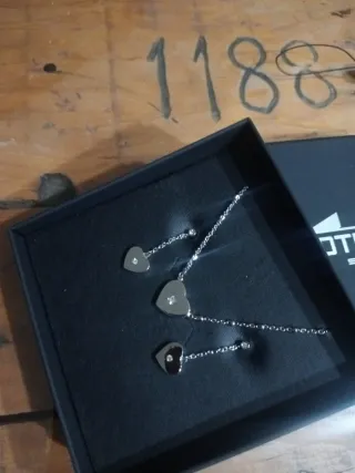 Conjunto Lotus Style Corazón Plata