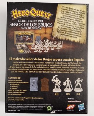 HeroQuest El Retorno del Señor de los Brujos