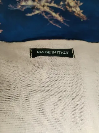 Maglia donna beige e viola