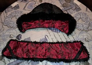 Abrigo Desigual Negro Encaje Talla XL