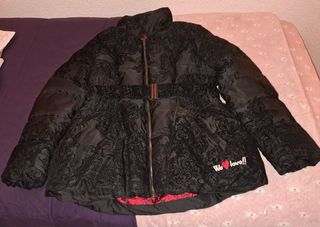 Abrigo Desigual Negro Encaje Talla XL