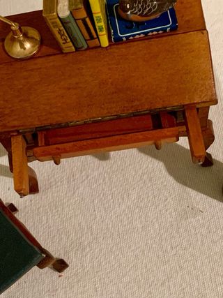 Miniaturas Casa de Muñecas Escritorio Buró