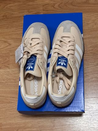 Adidas Samba Beige/Blanco Talla 40