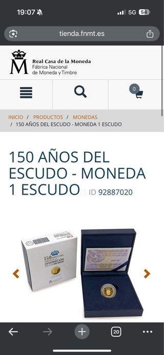 1 moneda completa de la fábrica moneda y timbre