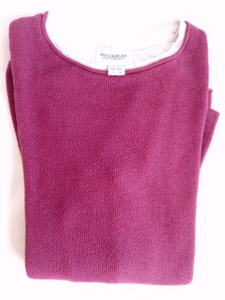 Jersey Pull&Bear Morado Talla S