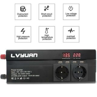 Inversor de Corriente 1000W