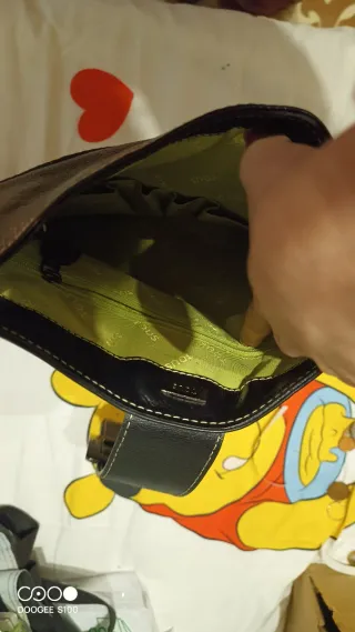 Bolso Tous Piel Negro y Marrón