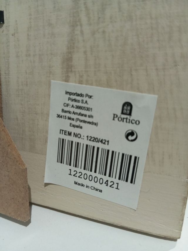 Marco de fotos nuevo  10×10cm