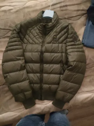 Giubbino Blauer Verde Oliva Trapuntato