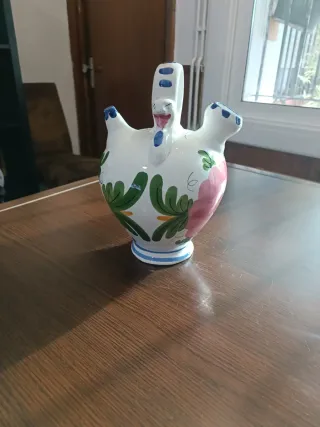 Botijo Hermanos Martínez Valencia pintado a mano