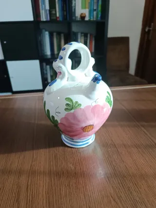 Botijo Hermanos Martínez Valencia pintado a mano