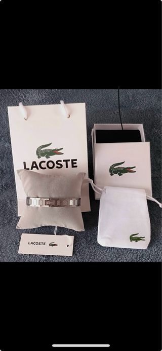 Pulsera Lacoste Plata
