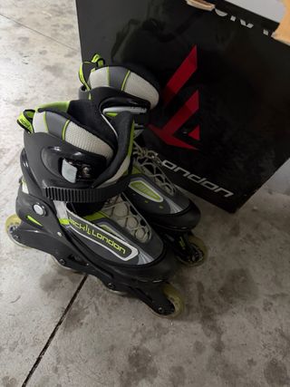 Patines en Línea Jack London Negro/Verde L