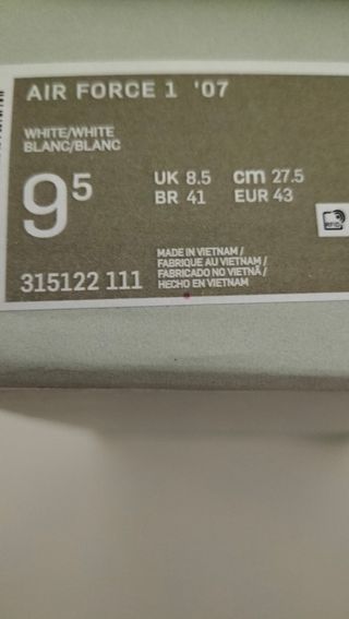 Zapatillas Nike Air Force 1 '07 Blancas
