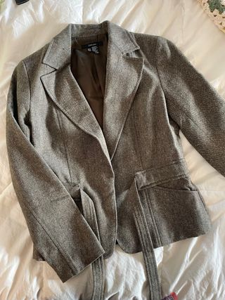 Giacca Zara Basic verde oliva taglia M