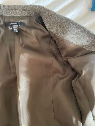 Giacca Zara Basic verde oliva taglia M