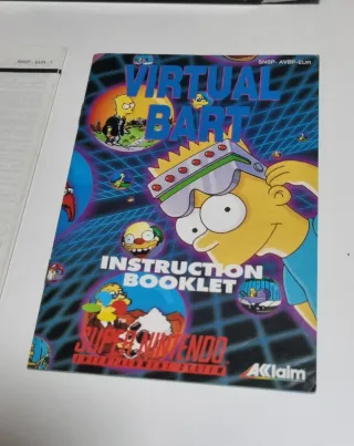 🇪🇺🇪🇸 Virtual Bart Super Nintendo snes supernes