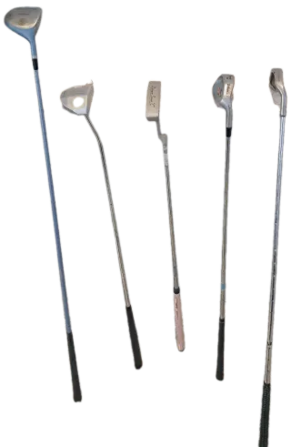 Lote de 5 palos de golf