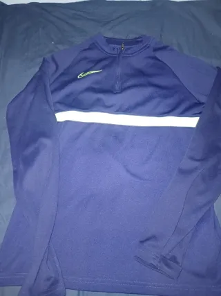 Sudadera Nike Azul Media Cremallera