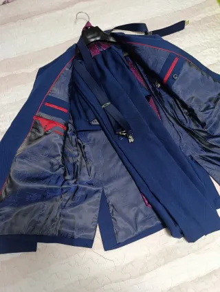 Traje chaqueta azul hombre talla 48