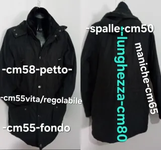 Giubbotto Parka Grigio Tg M/L 46/48it Eur Class