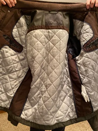 Cazadora Zara Man Talla M Marrón