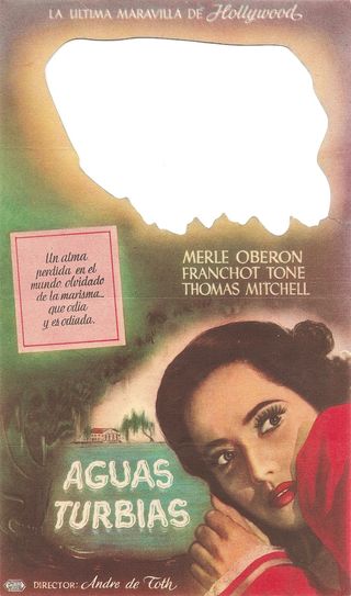 Folleto de cine Aguas Turbias