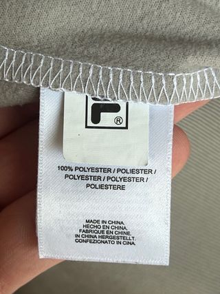 Sudadera FILA vintage half-zip colorblock (talla L