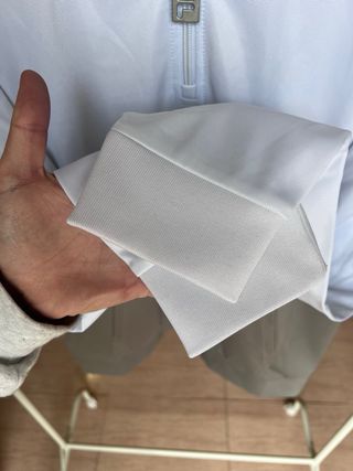 Sudadera FILA vintage half-zip colorblock (talla L