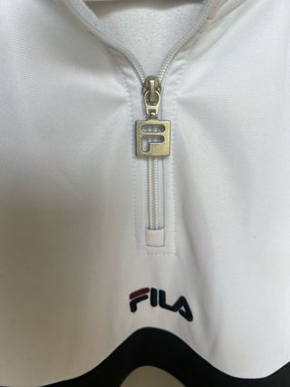 Sudadera FILA vintage half-zip colorblock (talla L