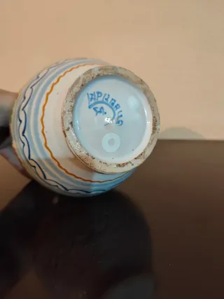 Jarra cerámica Talavera pintada