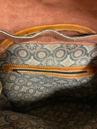 Mochila de cuero auténtico para hombre