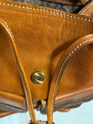 Mochila de cuero auténtico para hombre