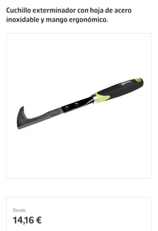 Cuchillo Extirpador Ribimex Nuevo