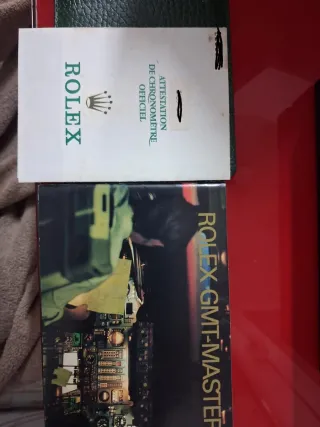 Bisel Rolex GMT Máster Original Rojo/Azul