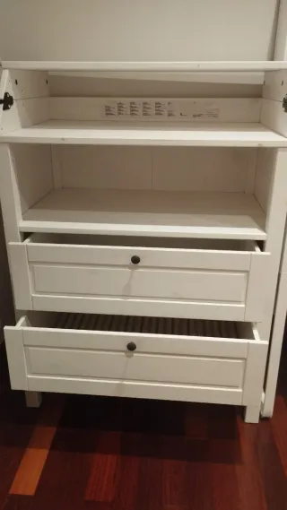 Cambiador IKEA blanco