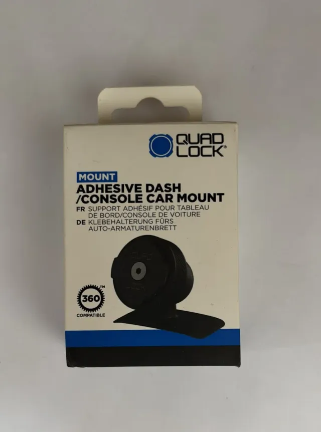 Suporte de Adesivo Quad Lock para Painel/Console de Carro