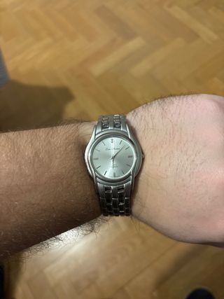 Reloj Lola Muñoz Cuarzo Cara Plateada