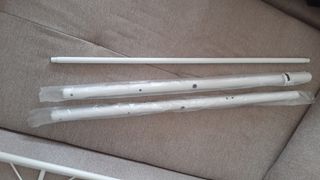 Cabecero de metal blanco nuevo para cama de 90