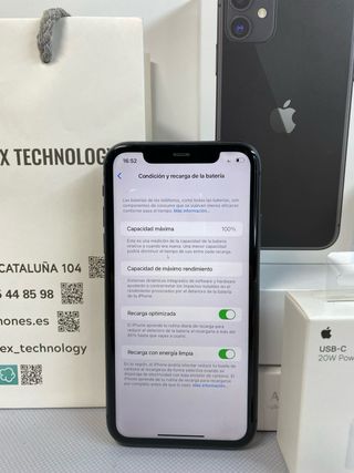 iPhone 11 NEGRO 128GB BATERIA 91%