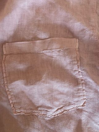 Blusa Rosa Zara Manga Corta