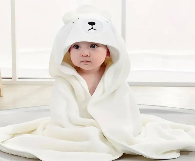 Toallas de bebé con capucha de animalitos