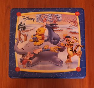 Scatola Latta Disney Balocco Festa Coccole