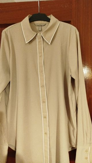 Blusa H&M Beige Talla M