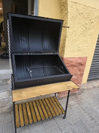 Barbacoa Asador Barril Estilo Argentino